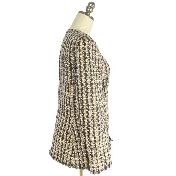 Lafayette 148 New York Landon Tweed Jacket Blazer - Picture 2 of 16